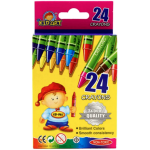 Kid Art Wax Crayons 24's